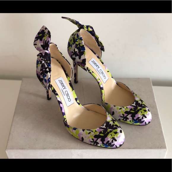 Jimmy Choo Shoes - JIMMY CHOO KAY FLORAL PRINT D’ORSAY PUMP
SIZE 36.5